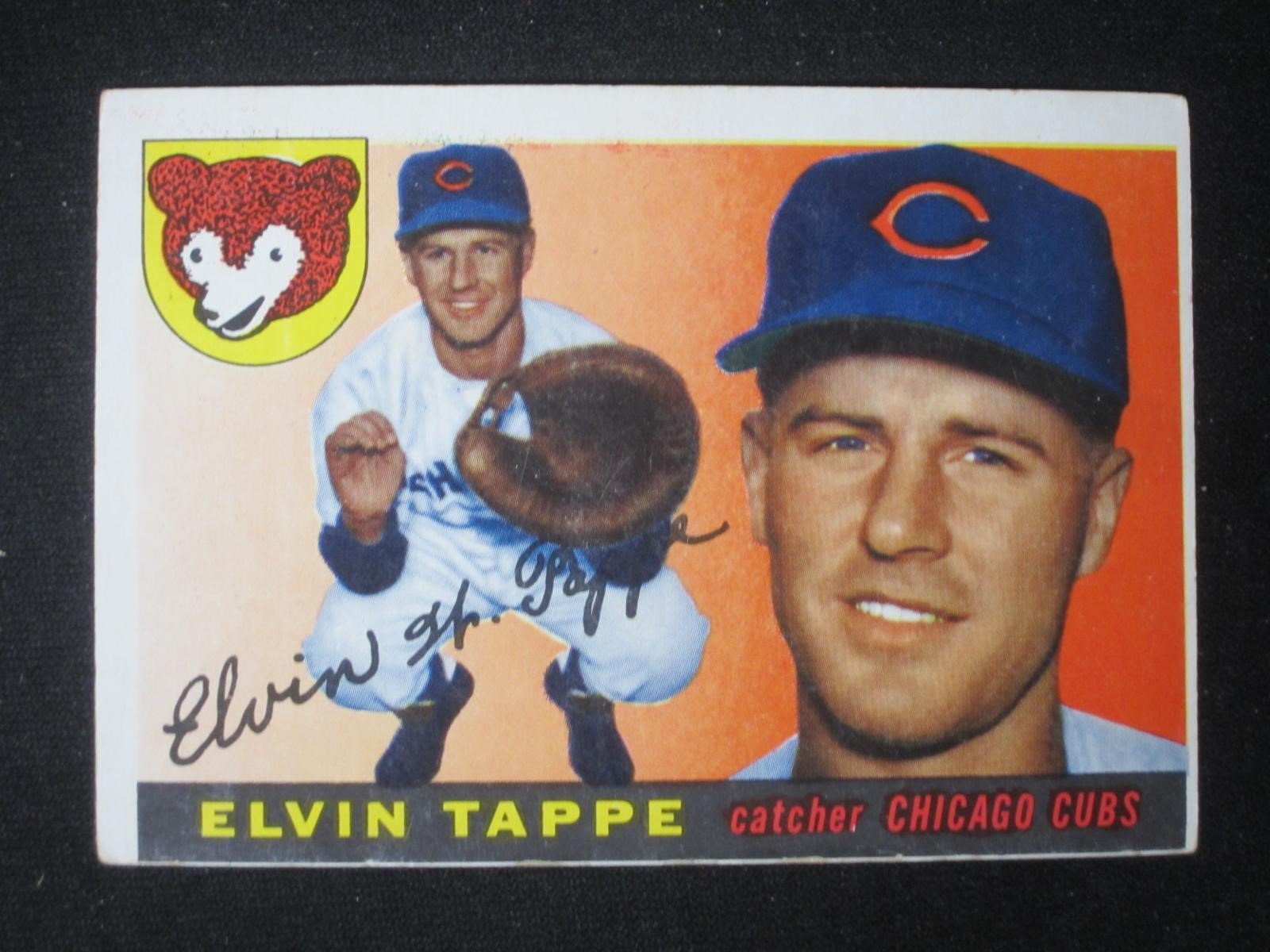 1955 TOPPS #129 ELVIN TAPPE CHICAGO CUBS