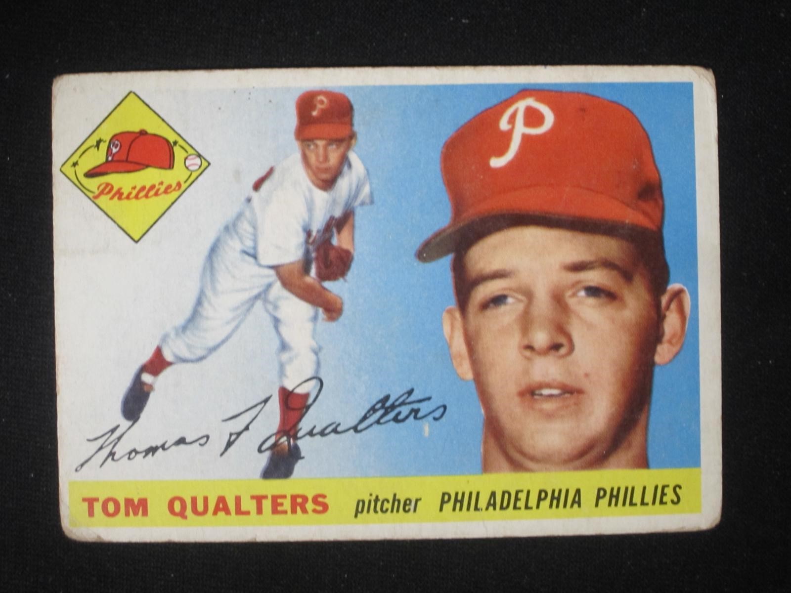 1955 TOPPS #33 TOM QUALTERS PHILLIES