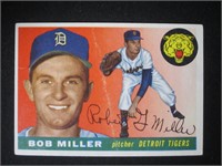 1955 TOPPS #9 BOB MILLER DETROIT TIGERS