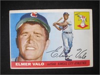 1955 TOPPS #145 ELMER VALO KC ATHLETICS