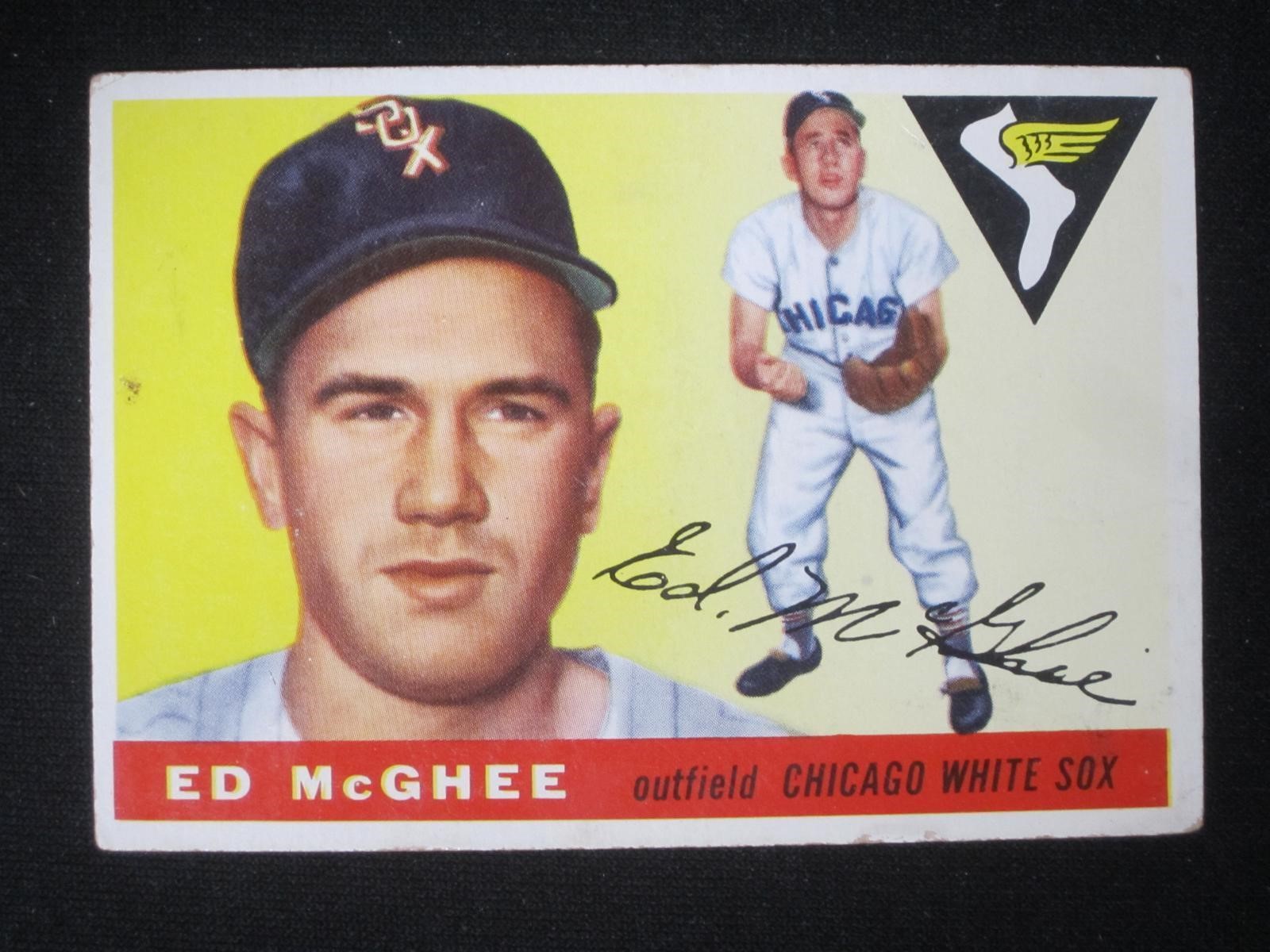 1955 TOPPS #32 ED MCGHEE WHITE SOX