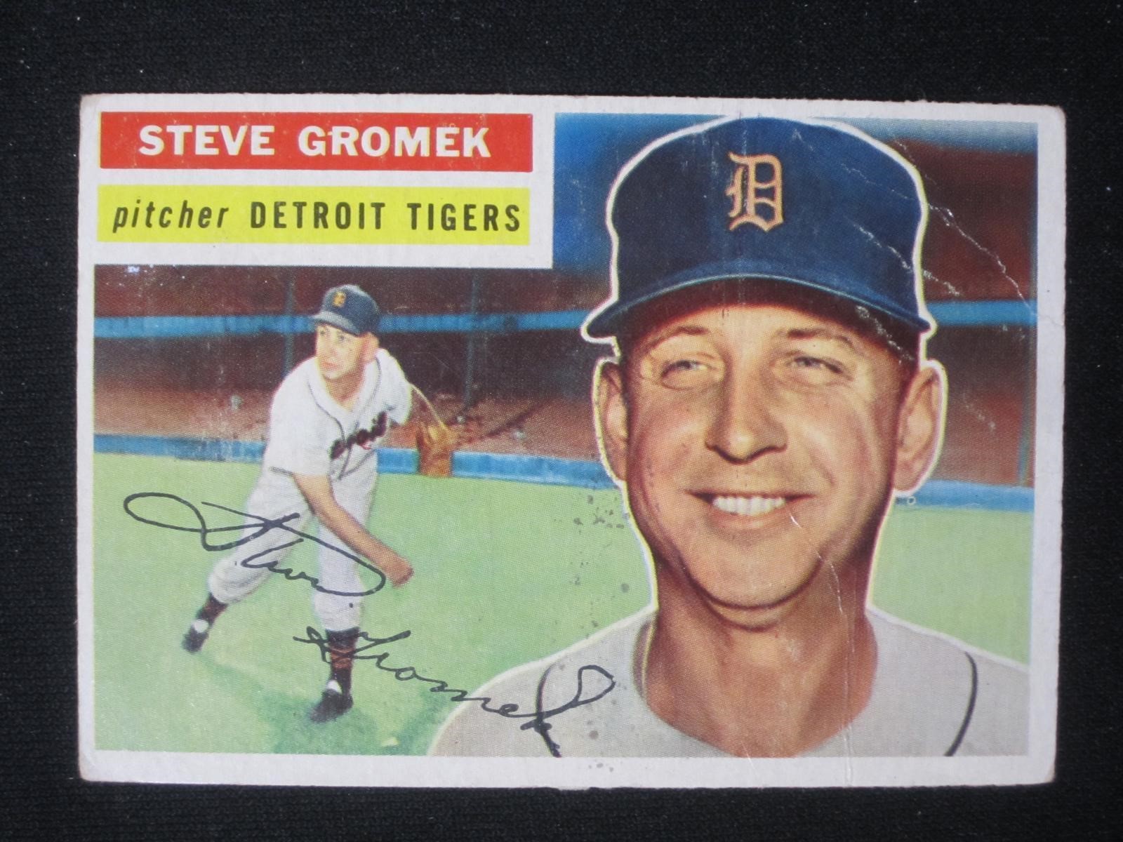 1956 TOPPS #310 STEVE GROMEK DETROIT TIGERS