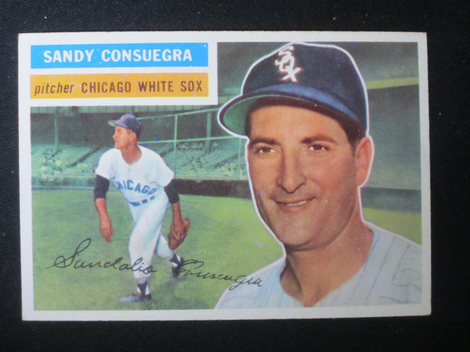 1956 TOPPS #265 SANDY CONSUEGRA WHITE SOX