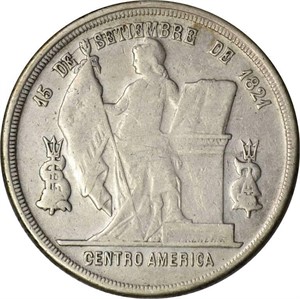 HONDURAS - 1887 SILVER PESO