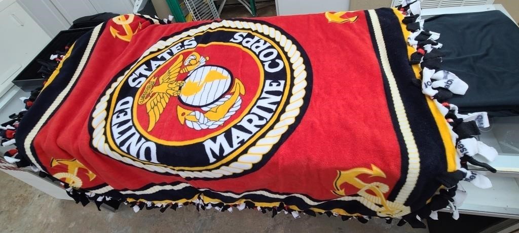 U.S. Marines Throw Blanket