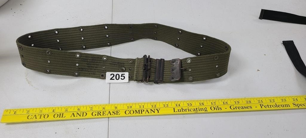 vintage military duty belt
