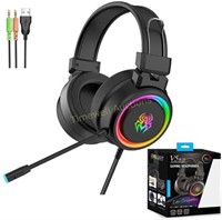 YORO V5 RGB Gaming Headset | Support PS4