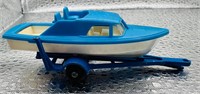 1960s Matchbox Boat with Trailer