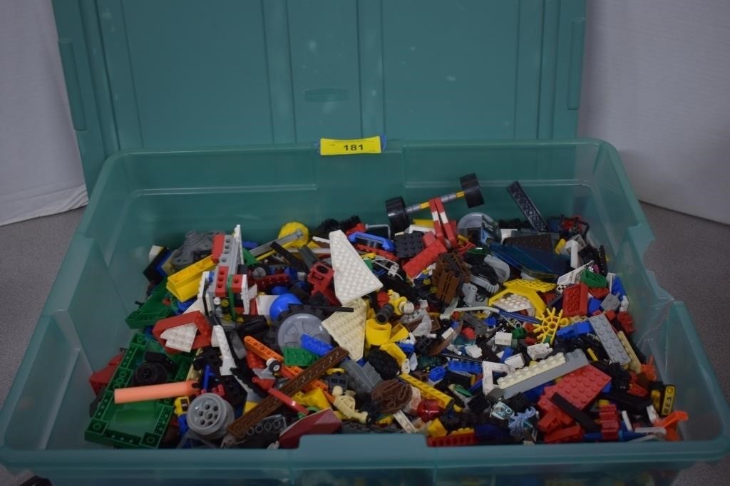 12 Lbs. Tote of Mixed Lego