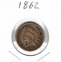 1862 Indian Head Cent