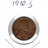 1910-S Lincoln Wheat Cent