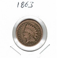 1863 Indian Head Cent