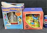 2 Vintage Disney Mickey Mouse Tops in Boxes