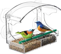 Window Bird Feeder with Suction Cups (Style D)