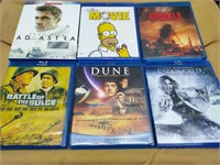 6- Assorted Blu-Ray's Group Z