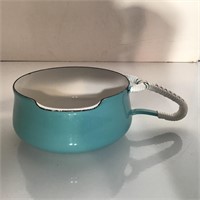 TEAL ENAMAL KOBENSTYLE SAUCE BOAT DENMARK DANSK