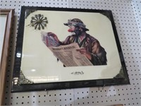 1980'S EMMETT KELLY JR CLOCK IN ORIGINAL BOX