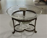 Glass Center Piece Bowl on Stand