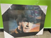 19x15in 3D photo of John Wayne - 3 photos in one