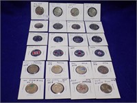 24 Special Design Canadian Quarters