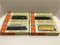 Four Con-Cor HO Gauge Model Train Kits