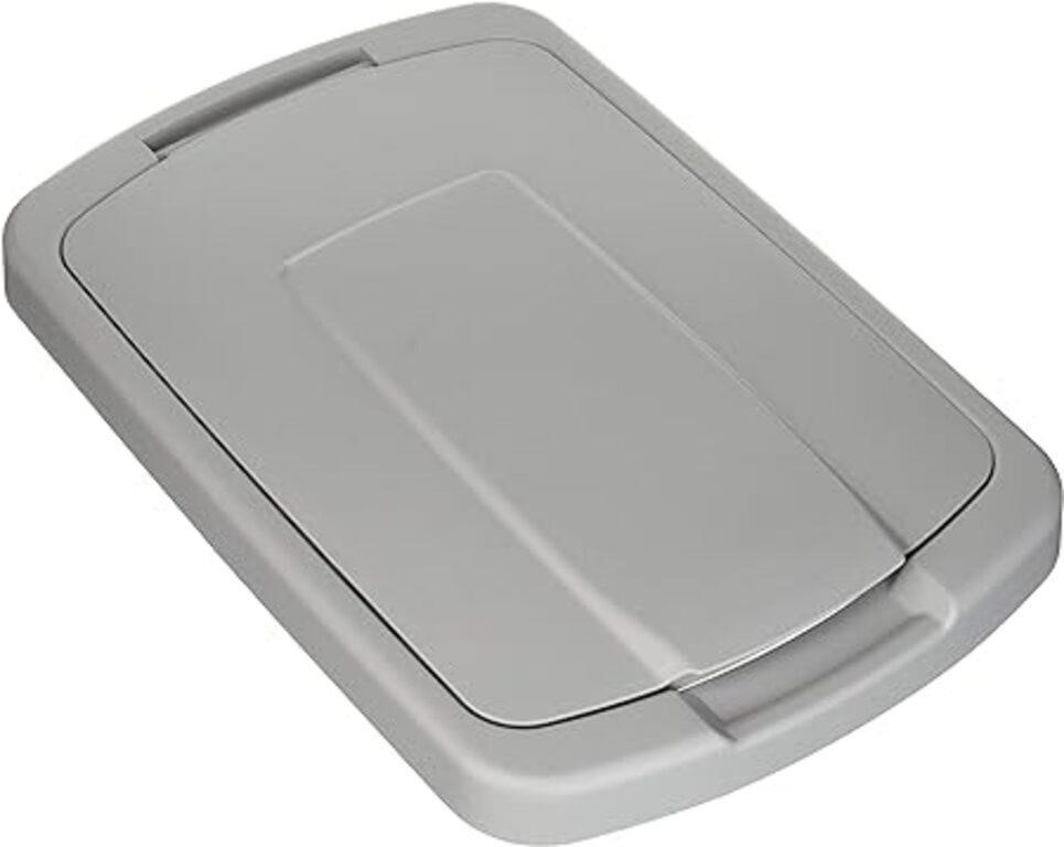 (N) Knape & Vogt QT35LB-PT Trash Can Lid, 0.75 by