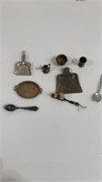 Miniature household kid items all metal doll house