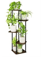 Bamworld 5 Tier 5 Potted Plant Stand Indoor, Tall