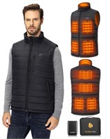 SIZE L) - Men’s Heated Vest with Battery Pack
