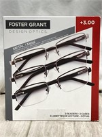 Foster Grant Design Optics Eyewear +3.00