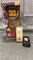 1986  Betty Boop Winter Woolens Doll and Watch