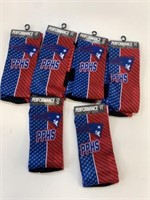 6 New Pairs Team Logo Socks