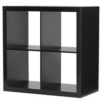 BH&G 4-Cube Storage Organizer  Solid Black