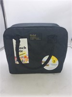 Fit and fresh black lunch tote