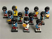 Robertson's Jam Golly Band Pottery Figures
