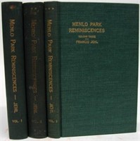 JEHL "MENLO PARK", (3) VOLUMES, 1937