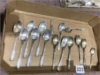 ASSORTED STERLING SPOONS 9.79 OUNCES