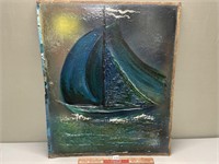 EYE CATCHING SAILBOAT PAINTING 20X24 INCHES