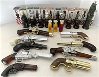 Avon Chess and Gun Bottles