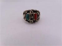 Pawn Sterling Navajo sz11 Mens Ring "MAX C": sdn