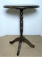 Wood Round Accent Table