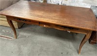 11 - VINTAGE CONSOLE TABLE W/ DRAWER 70"L