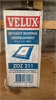 Skylight roofing underlayment