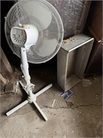 Fan, metal drawer