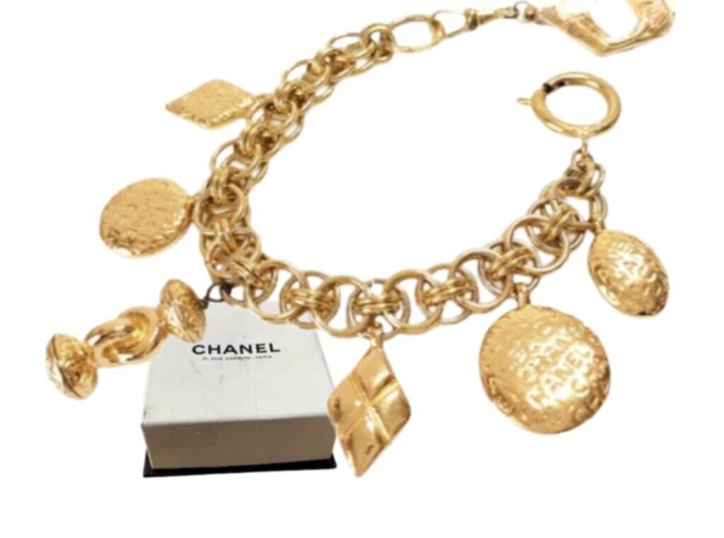 Chanel Mademoiselle Logo Bracelet