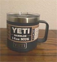 YETI 10 OZ STACKABLE MUG WITH STANDARD LID- NAVY