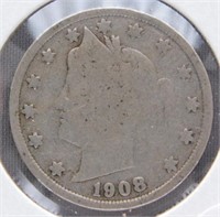 1908 Liberty Nickel.