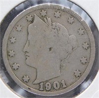 1901 Liberty Nickel.