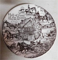 Trotter Horse Hall of fame ironstone plate, 10"