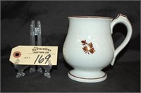 Anthony Shaw Tea Leaf Mug  - Stamped 4.5" Tall